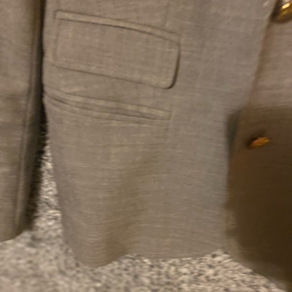 J CREW schoolboy blazer jacket gold buttons pockets preppy college navy Gray - Picture 6 of 14